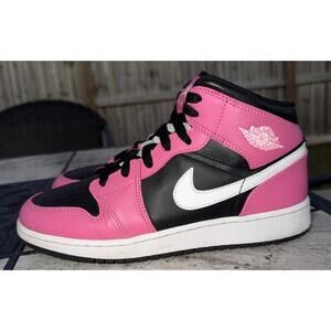 Nike Air Jordan  555112-002 Pinksicle Pink Black Sneaker Youth Size 6.5